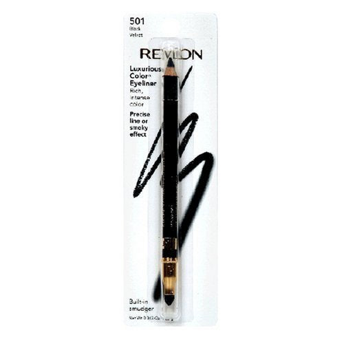 Revlon Luxurious Color Eyeliner, Black Velvet 501 - 0.043 Ounce, Smooth & Bold Finish