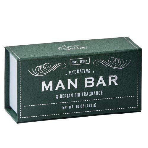 San Francisco Soap Company Man Bar 10 Oz. Siberian Fir Soap Bar - Natural Grooming Essential