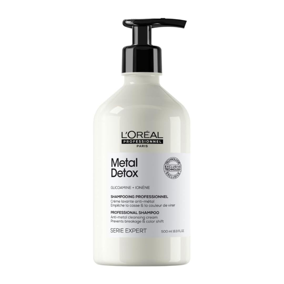 L'Oreal Professionnel Metal Detox Shampoo 16.9 Fl Oz - Hard Water Chelating, Paraben & Sulfate Free