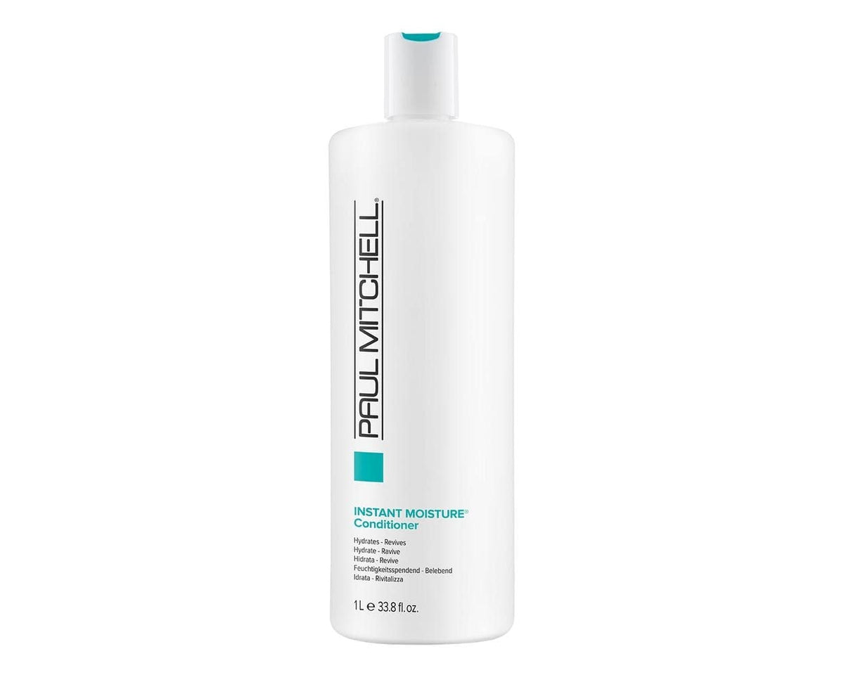 Paul Mitchell Instant Moisture Conditioner, Hydrates Dry Hair, 33.8 Fl Oz, White