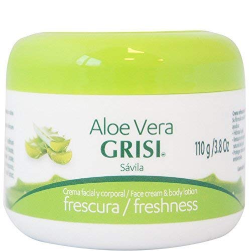 Grisi Aloe Vera Face Cream & Body Lotion, 3.8 Oz - Pack Of 6, Freshness & Hydration