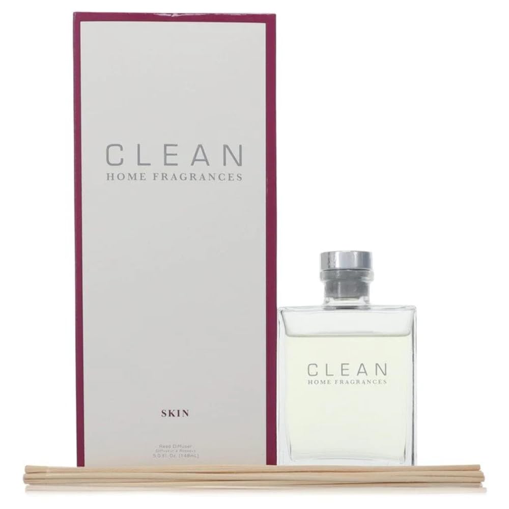 CLEAN Home Fragrances Diffuser with Bamboo, 148 mL - Refreshing Scent for Skin