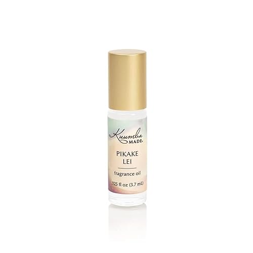 Kuumba Made Pikaki Lei Roll-On Fragrance Oil | Alcohol-Free Perfume 0.125 Fl Oz