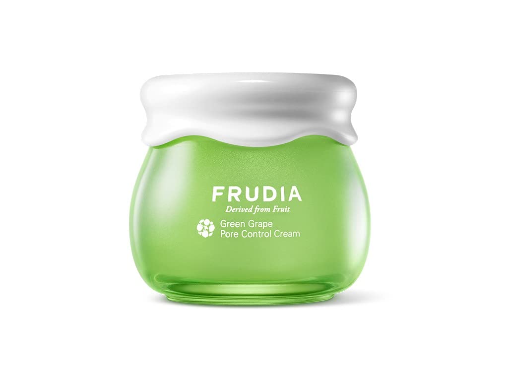 Frudia Green Grape Pore Control Face Cream - Vegan Moisturizer With 81% Grape Extract, 0.33