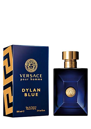 Versace Pour Homme Dylan Blue Eau De Toilette Spray 3.4 Oz For Men - Fragrance