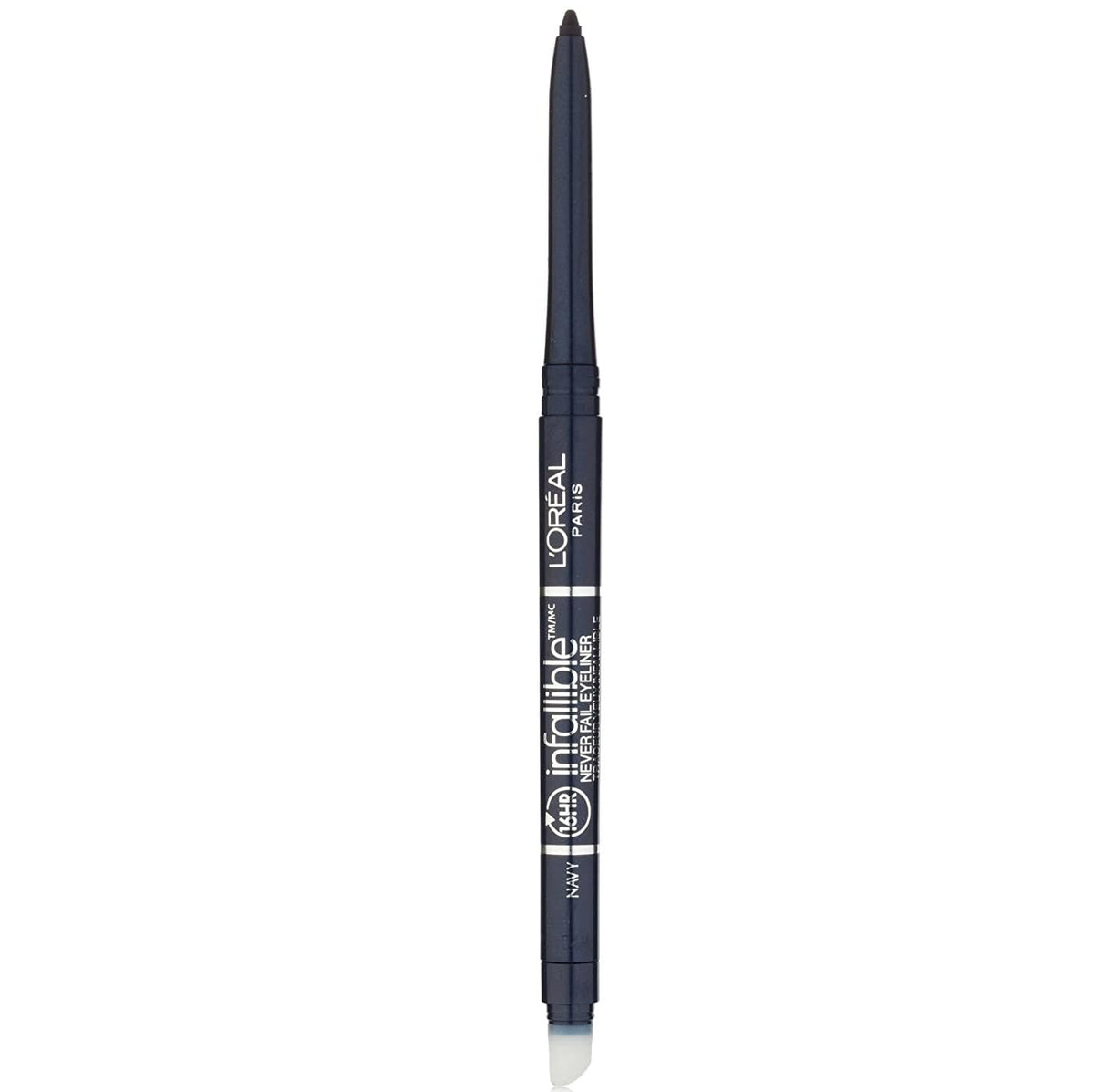 L’Oréal Paris Infallible Mechanical Pencil Eyeliner, Navy, 0.008 Oz, Built-In Sharpener