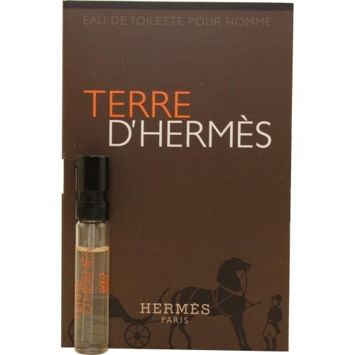 Hermes Terre D'Hermes Eau De Toilette Spray Vial, 0.06 Fl Oz - Luxury Fragrance Sample