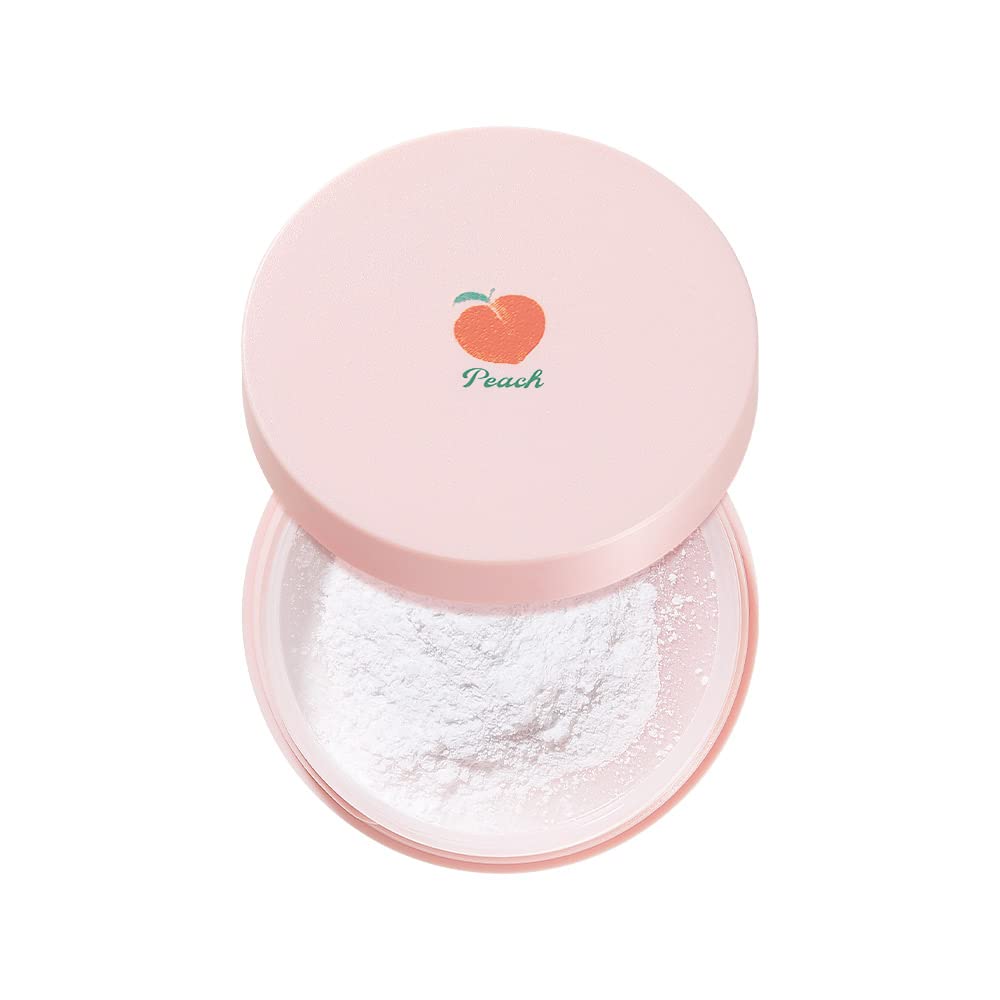 Skinfood Peach Cotton Multi Finish Powder 5G - Sebum Control Setting Powder For Oily Skin