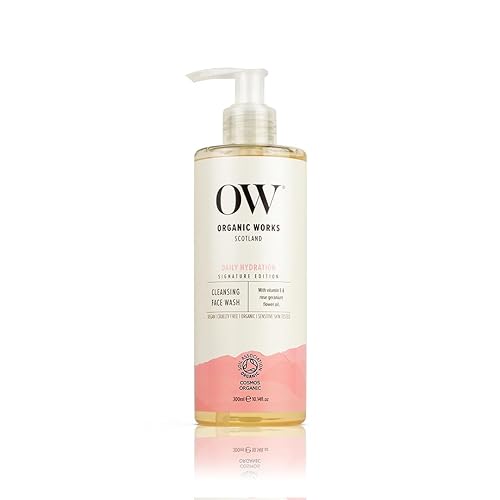 Organic Works Daily Hydration Cleansing Face Wash - 10.14 oz Unisex Gentle Cleanser