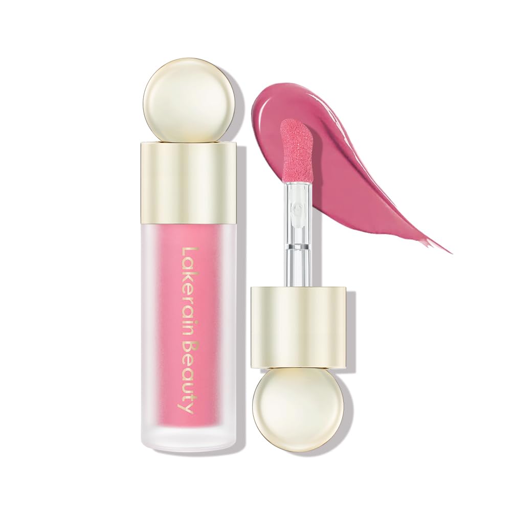 Rilimioo Liquid Blush Stick - Waterproof Matte Cheek Tint, Natural Pink Red, 0.25 Fl Oz