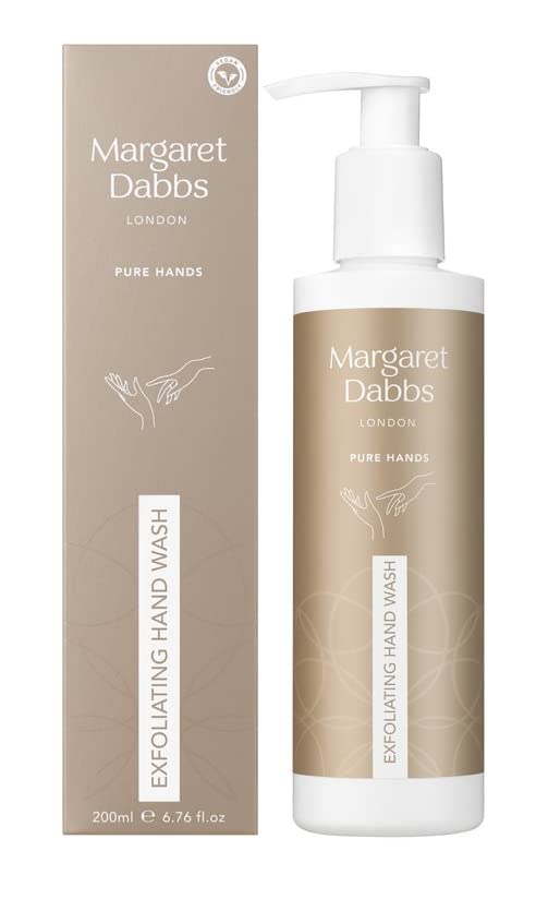 Margaret Dabbs London Exfoliating Hand Wash - Rose & Lemon Scent, 200Ml, Nourishing Formula