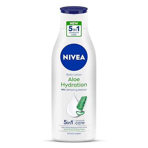 Nivea Aloe Hydration Body Lotion, 200Ml - Moisturizing & Refreshing Skin Care