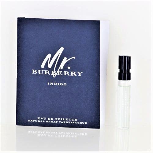 Mr Burberry Indigo Vial Sample 0.06 Oz for Men - Luxury Fragrance by Burberry