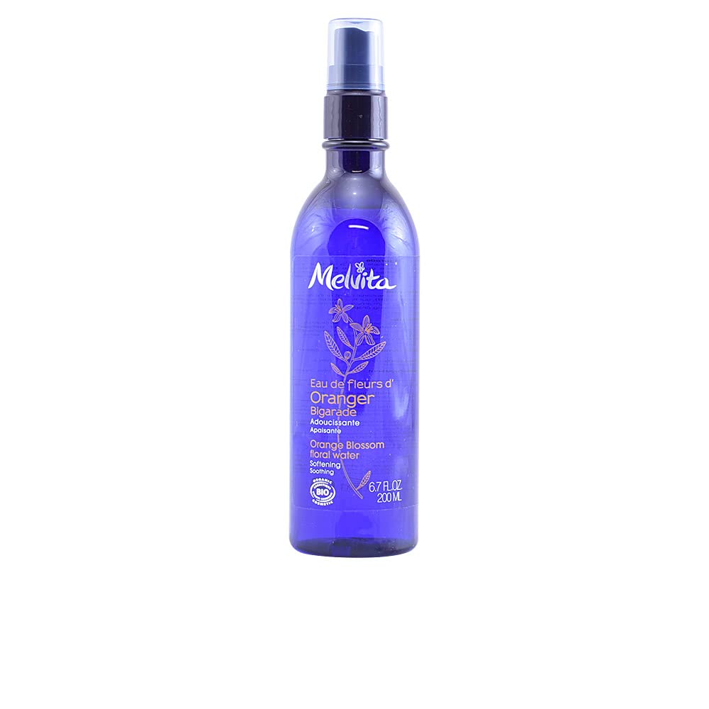 Melvita Orange Blossom Floral Water 6.7Oz - Hydrating Face Mist For Refreshing Skin