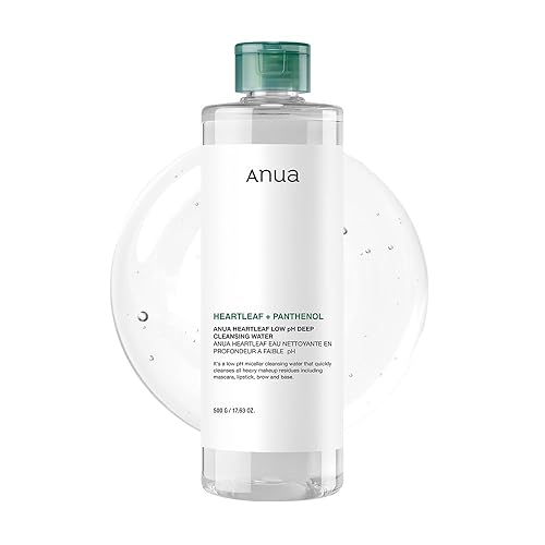 Anua Heartleaf Low Ph Deep Cleansing Water - Micellar Makeup Remover For Sensitive Skin (500G)