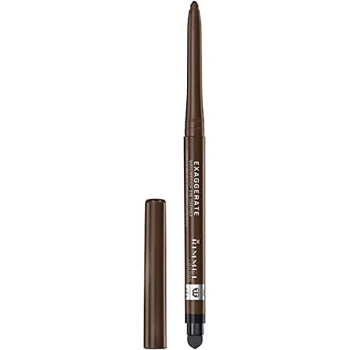 Rimmel London Exaggerate Waterproof Eye Definer - Rich Brown, 28G, Long-Lasting Eyeliner