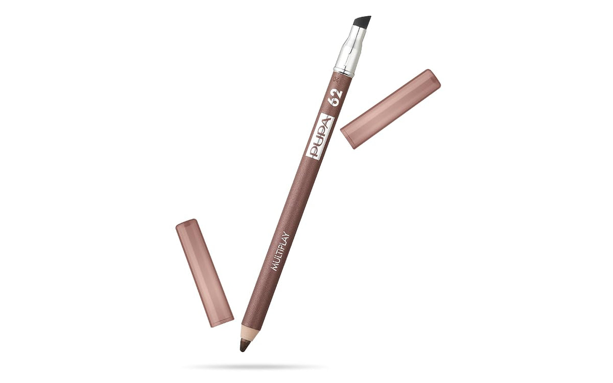 Pupa Milano Multiplay Eye Pencil - Creamy Eyeliner, 62 Golden Brown, 0.04 Oz