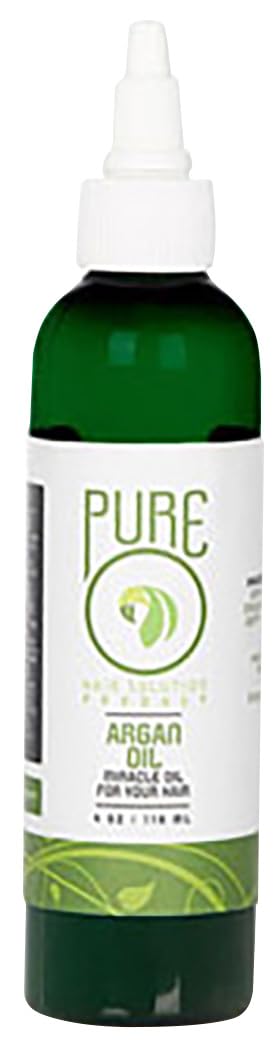 Pureo Argan Oil Hair Solution - 4 Fl Oz Nourishing Treatment For Healthy Hair