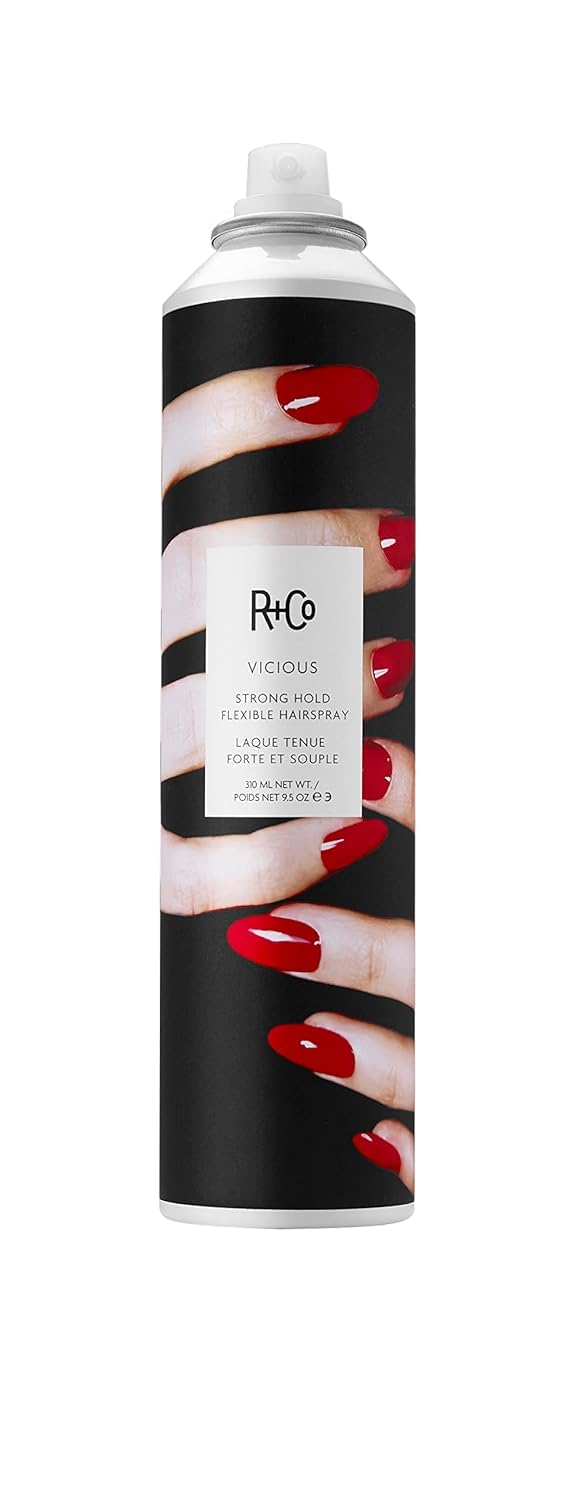 R+Co Vicious Strong Hold Flexible Hairspray - 280 Ml / 9.5 Oz, Clear Finish