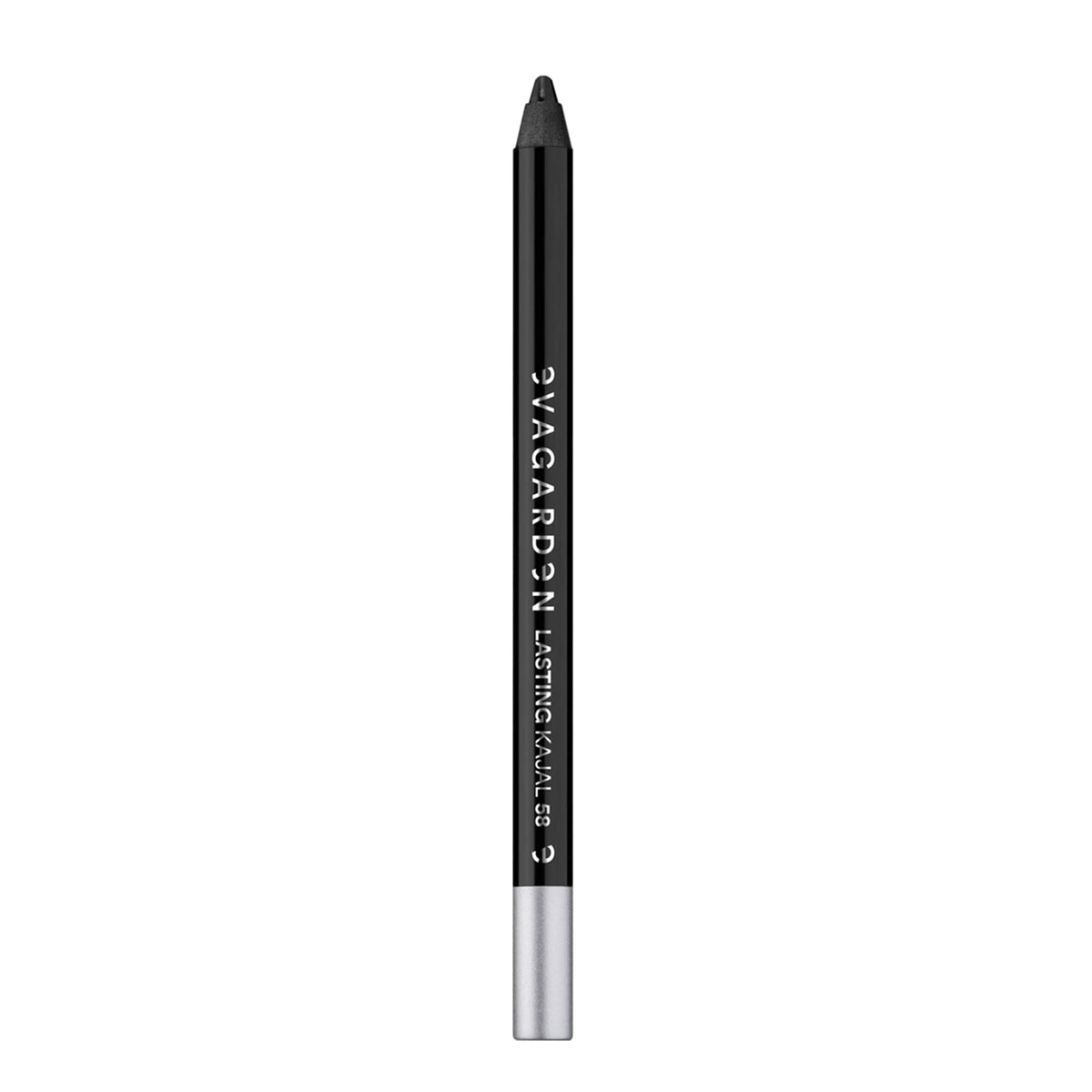 Evagarden Eyelid Waterline Pencil, 58 Black - Long-Lasting Color, Easy Application, 0.07