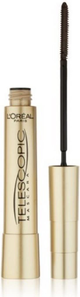 L'Oreal Telescopic Mascara Blackest Black 0.27 Oz - Lengthening & Defining Formula