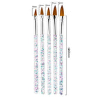 Artdone 31pcs Nail Art Brushes & Tool Set, Dotting Tools, Dust Brush, Striping Brushes & Drawing Pen for Gel Polish Design