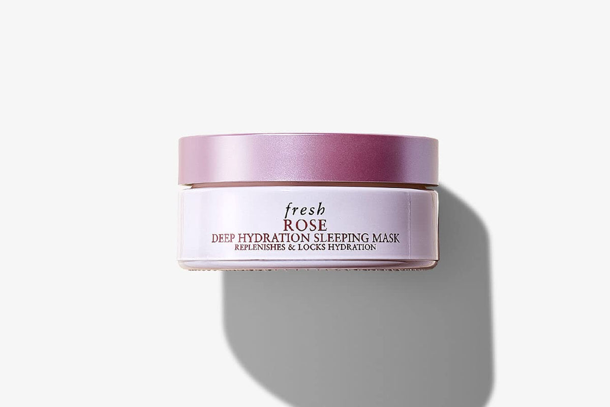 Fresh Rose Deep Hydration Sleeping Mask For Women - 2.36 Oz Cranberry Moisturizer