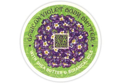 Greenwich Bay Botanic Body Butter 8Oz - Shea & Cocoa Butter, African Violet Scent