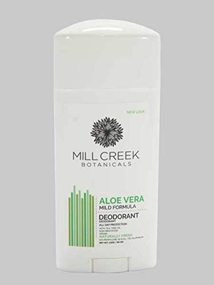 Mill Creek Botanicals Aloe Fresh Deodorant Stick With Tea Tree Oil, 2.5 Oz