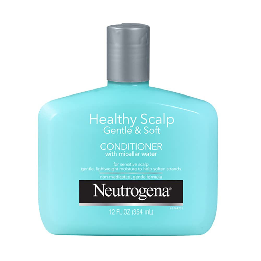 Neutrogena Gentle & Soft Conditioner, Micellar Water, Ph-Balanced, 12Oz For Sensitive Scalp