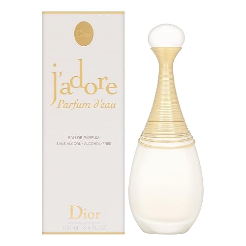 Dior Jadore Eau de Parfum D'Eau for Women, 3.4 Fl Oz - Elegant Floral Fragrance for Everyday Wear