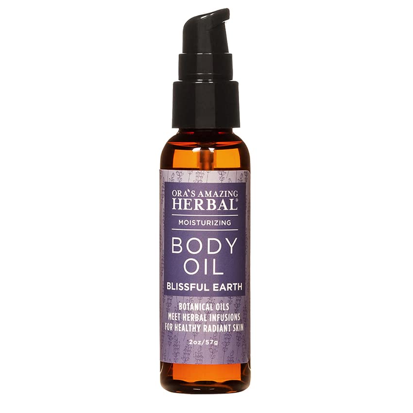 Ora&quot;s Amazing Herbal Lavender Body Oil - 2 oz, Nourishing Moisturizer for Relaxation & Massage