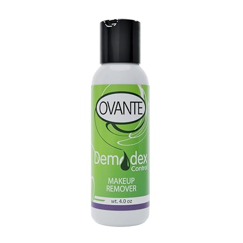 Ovante Demodex Mite Face Wash & Makeup Remover With Tea Tree Oil - 4 Oz For Rosacea & Eyelids