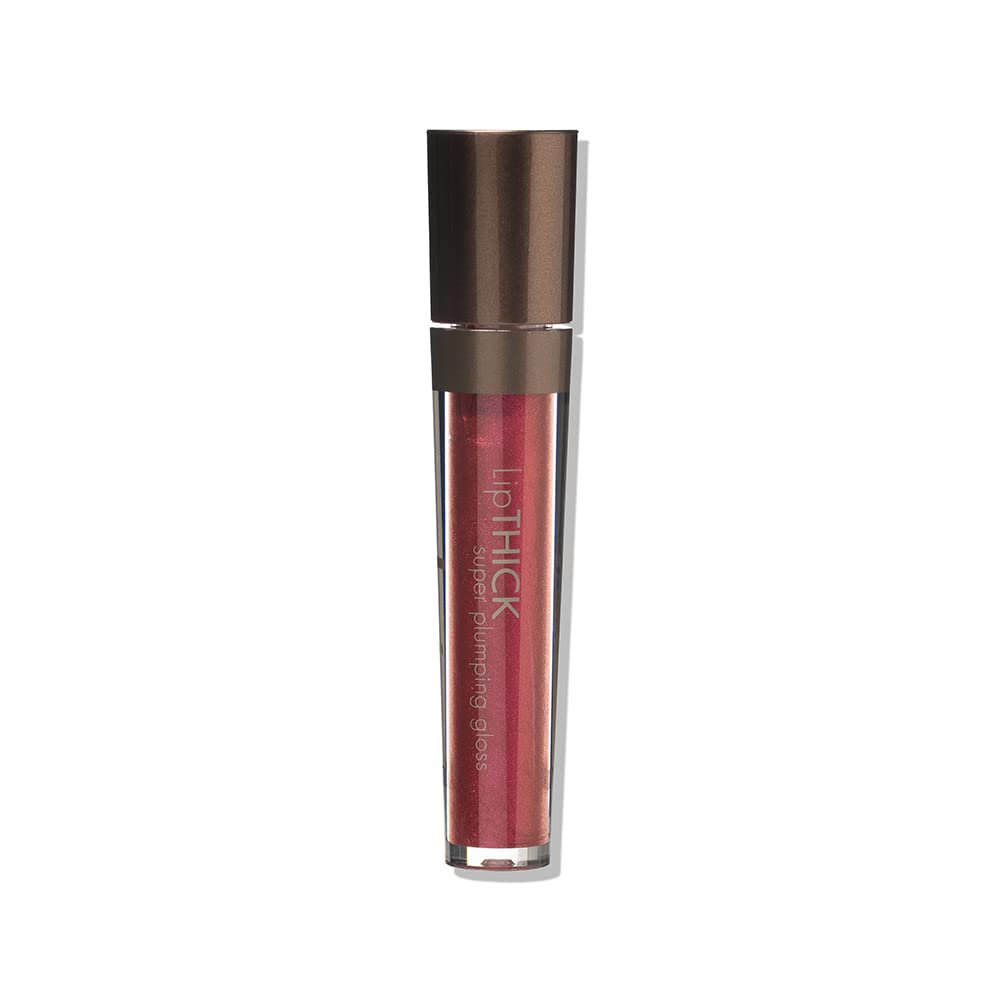 SORME Treatment Cosmetics LipThick gloss  Plumping Lip Gloss for Shiny and Fuller Looking Lips with MaxiLip Peptides  Scream 