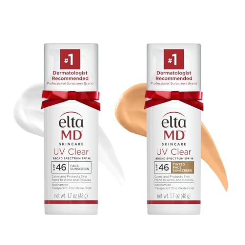 Eltamd Uv Clear Tinted Duo Kit - Spf Face Sunscreen For Sensitive Skin, 1.7 Fl Oz (Pack Of 