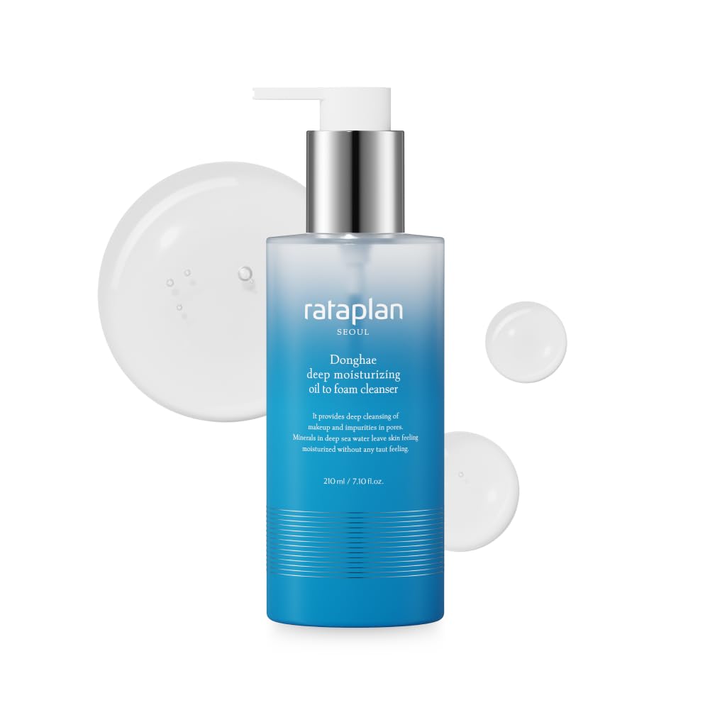 Rataplan Donghae Deep Moisturizing Oil To Foam Cleanser - 7.1 Fl Oz, Makeup Remover,