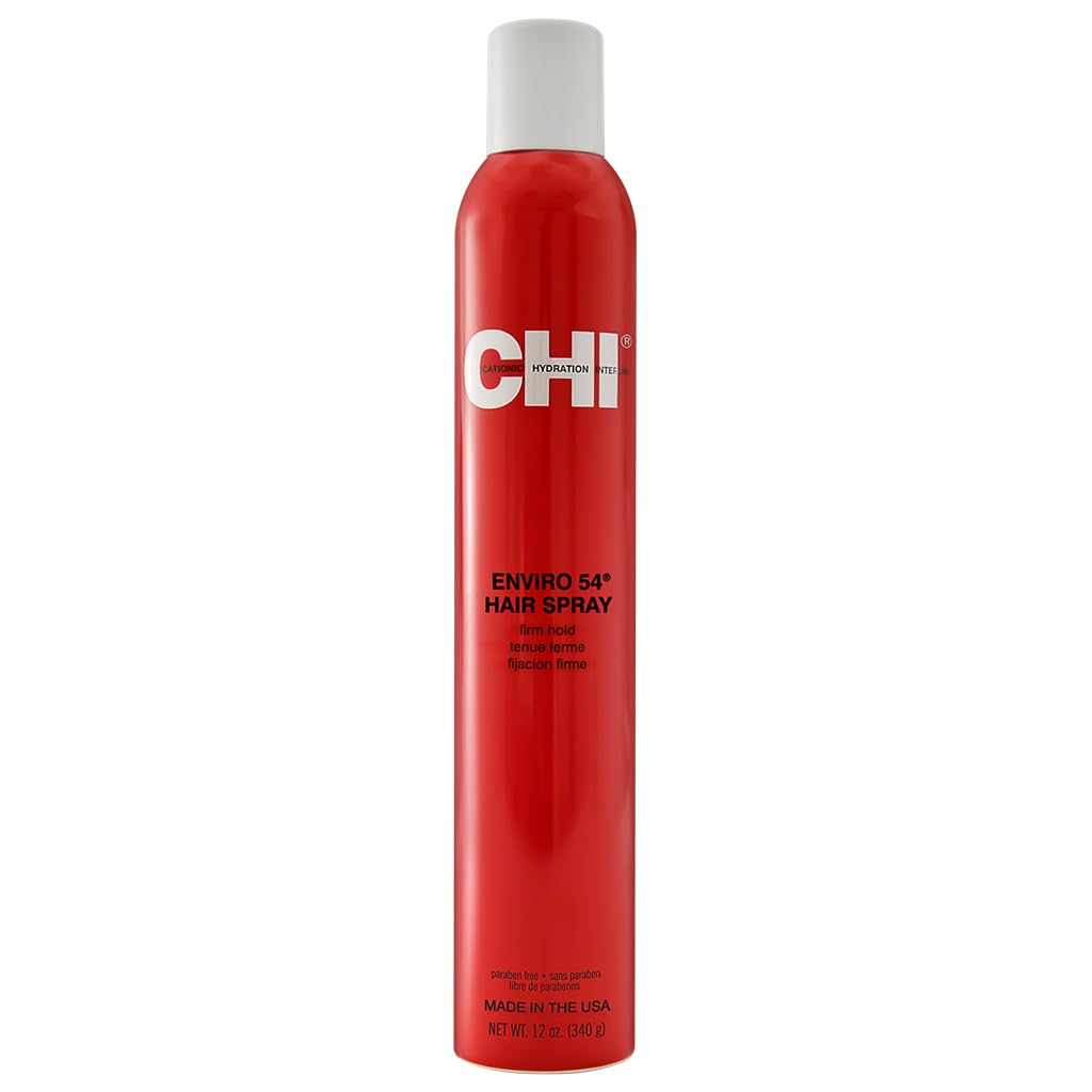 Chi Enviro 54 Hairspray, Firm Hold, Lightweight, Sulfate & Paraben-Free, 12 Oz