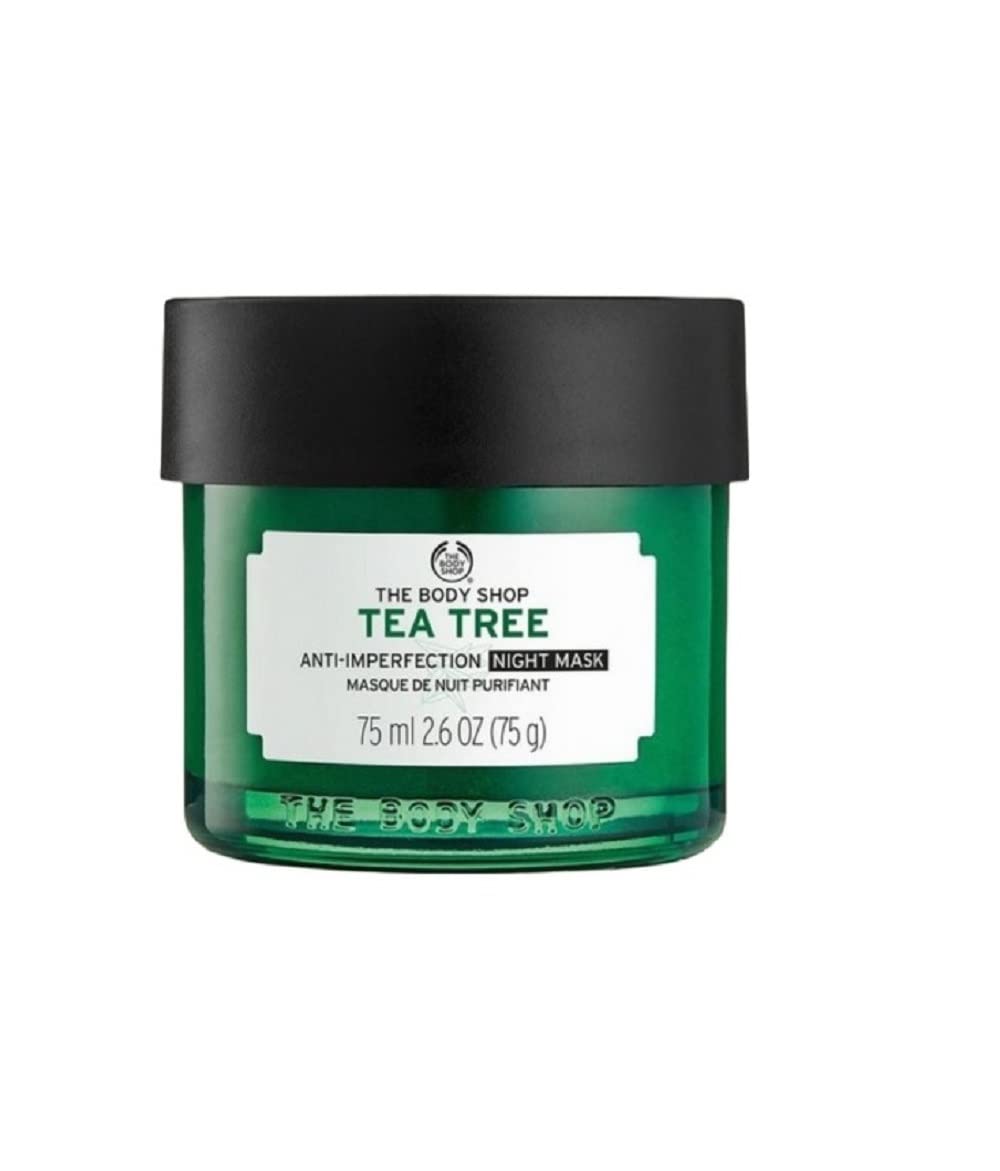 The Body Shop Tea Tree Anti-Imperfection Night Mask, 2.6 Fl Oz, Vegan Skincare