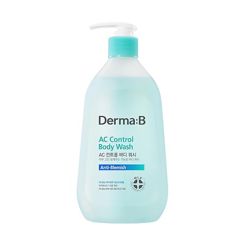 Derma B Ac Control Body Wash 420Ml - Anti-Blemish, Hypoallergenic, Soothing Shower Gel