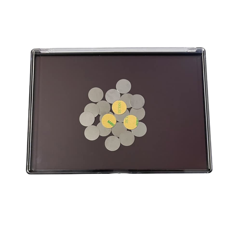 Udtip Xl Large Magnetic Makeup Palette With Clear Cover & 20 Adhesive Stickers For Diy 9.25&quot;X6.57&quot;