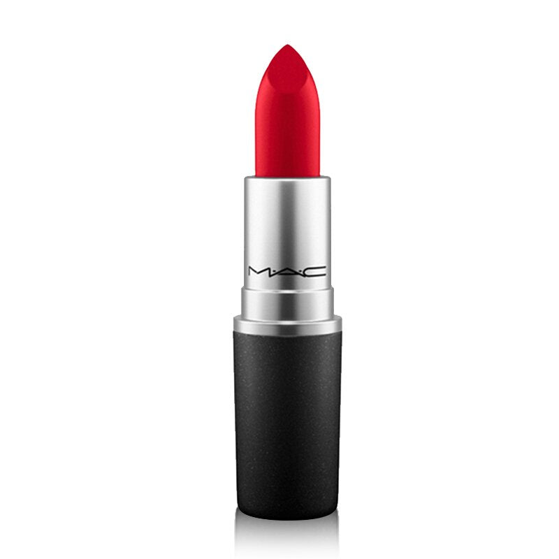 MAC Red Satin Lipstick - 0.1 oz Long-Lasting Color | MAC Lipstick for Bold Lips