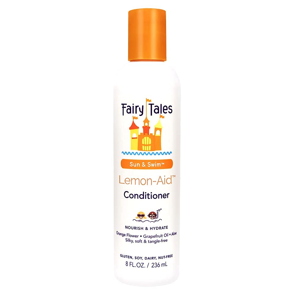 Fairy Tales Kids Swimmer Conditioner - 8 Oz, Natural Ingredients, Restores Chlorine Damage