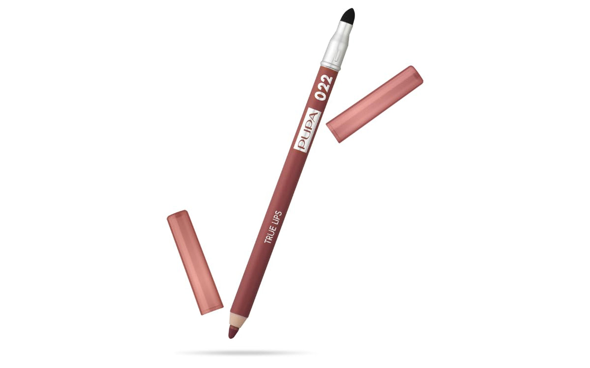 Pupa Milano True Lips Blendable Lip Liner  DualEnded Matte Lining Color and Brush  Light and Creamy  Hydrating  High Pigment 