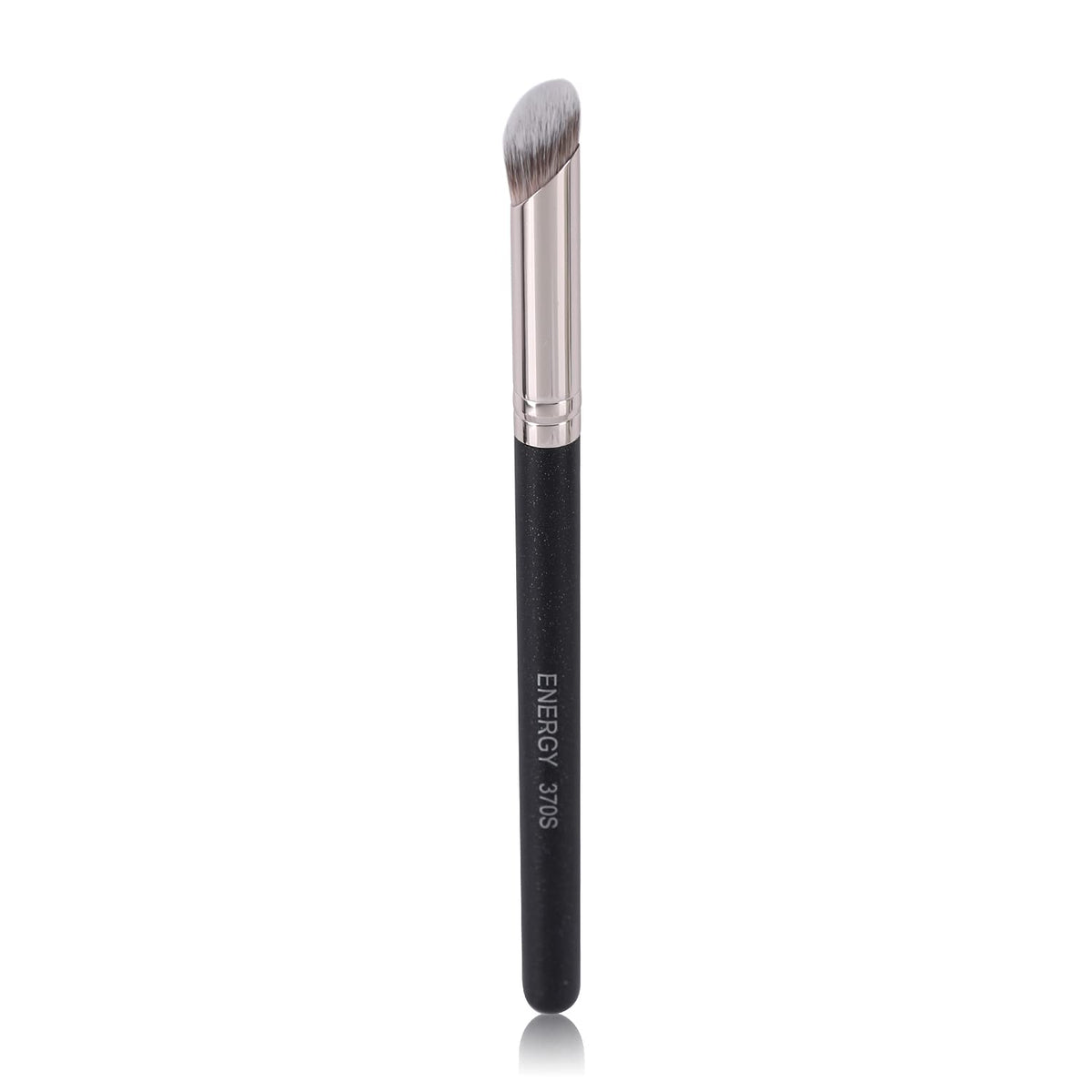 Energy Angled Flat Concealer Brush - Vegan Bristles For Under Eye, Nose Contour, And Blending