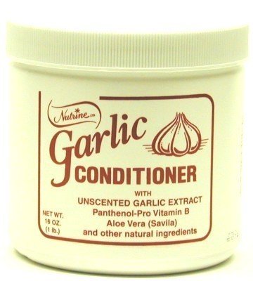 Nutrine Garlic Conditioner, Unscented 16 Oz. Jar, Pack Of 8 - Moisturizing Hair Care