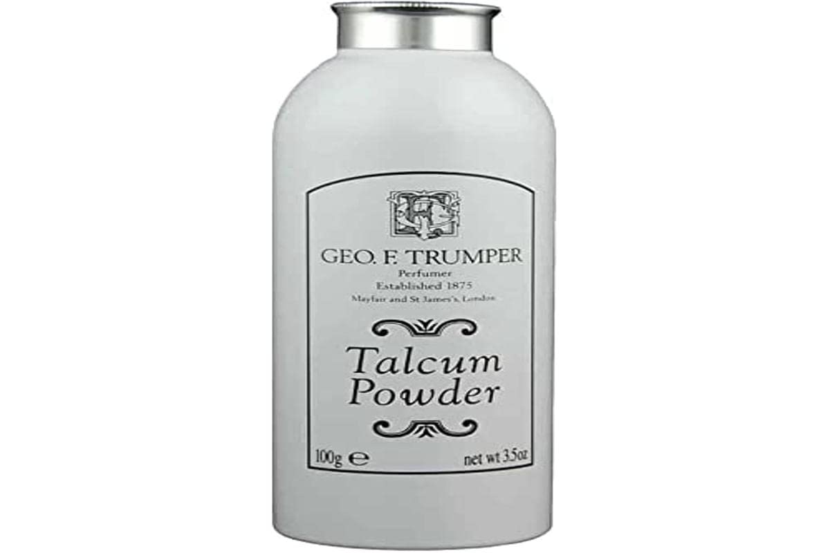 Geo F. Trumper Talcum Powder, 3.52 Oz – Gentle Body Powder For Soft Skin