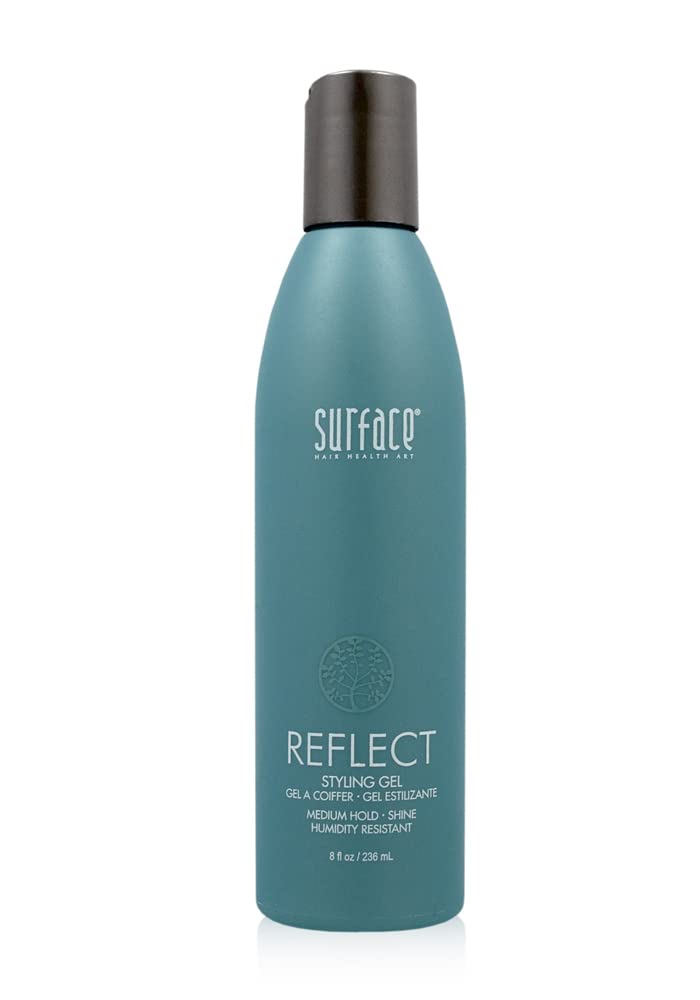 Surface Hair Reflect Styling Gel, 8 Oz - Humidity Resistant With Resilient Shine