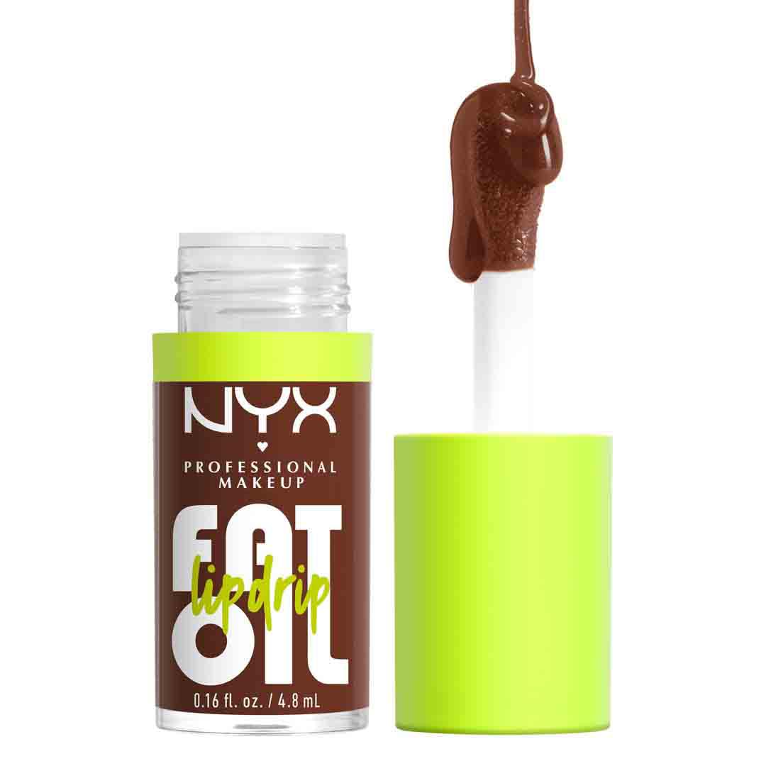 NYX PROFESSIONAL MAKEUP Fat Oil Lip Drip - Moisturizing Vegan Lip Gloss, Livin the Cream 0.16 Fl