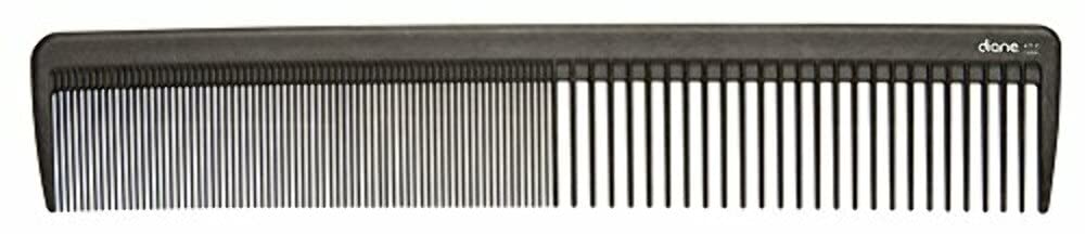 Diane Carbon Basin Comb - 8.5 Inch Black Hair Comb for Styling and Detangling