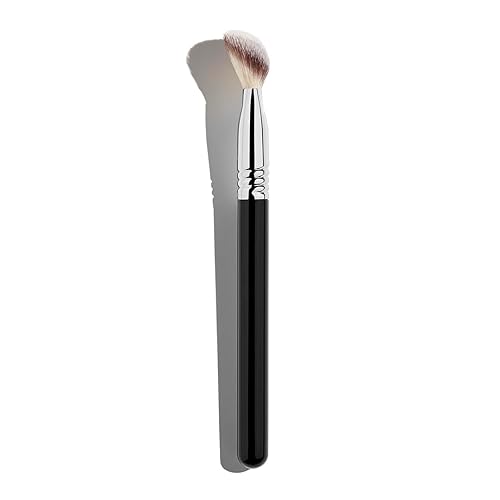 Sigma Beauty F08 Precision Powder Brush - Black Synthetic Makeup Brush for Flawless Application